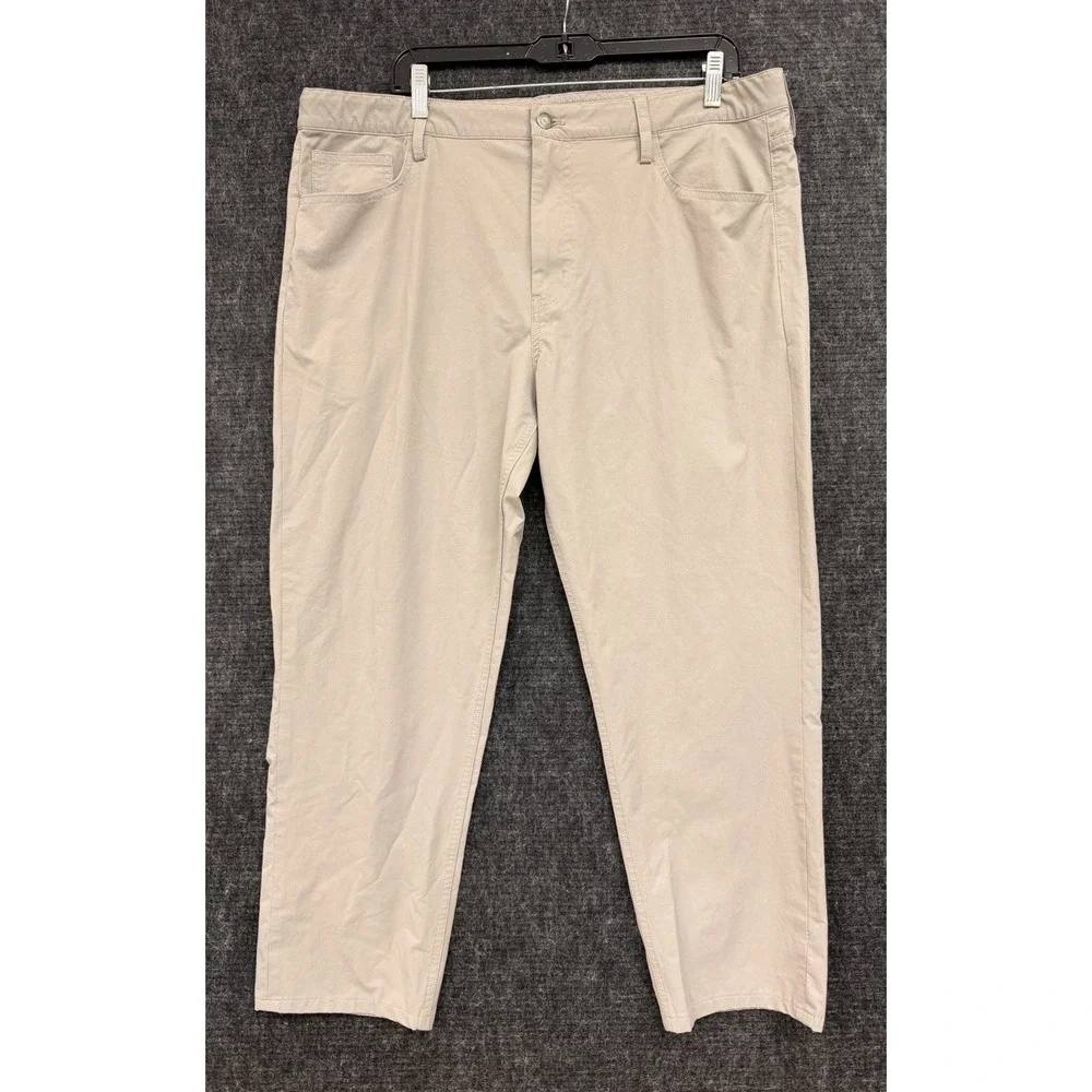 Vineyard Vines On-The-Go Pant Mens 38x30 Khaki Tan Performance Chino Slacks